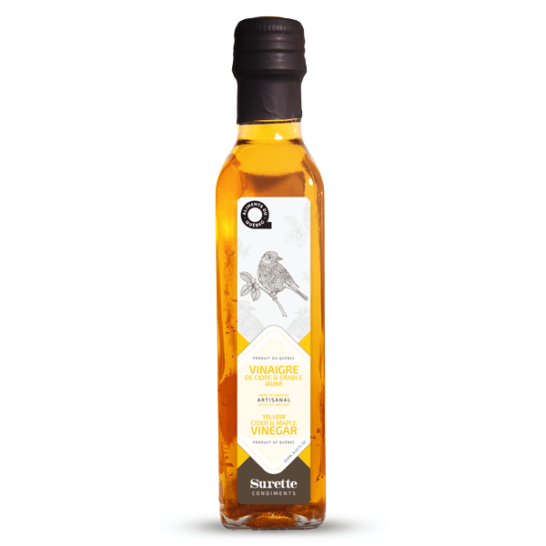 Vinaigre balsamique de cidre & érable jaune
