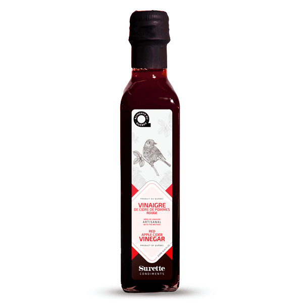 Vinaigre balsamique de cidre de pommes rouge