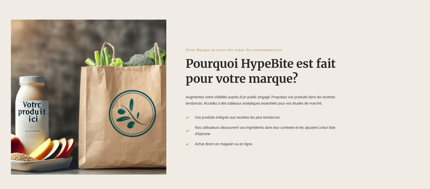 Mettez en valeur vos produits