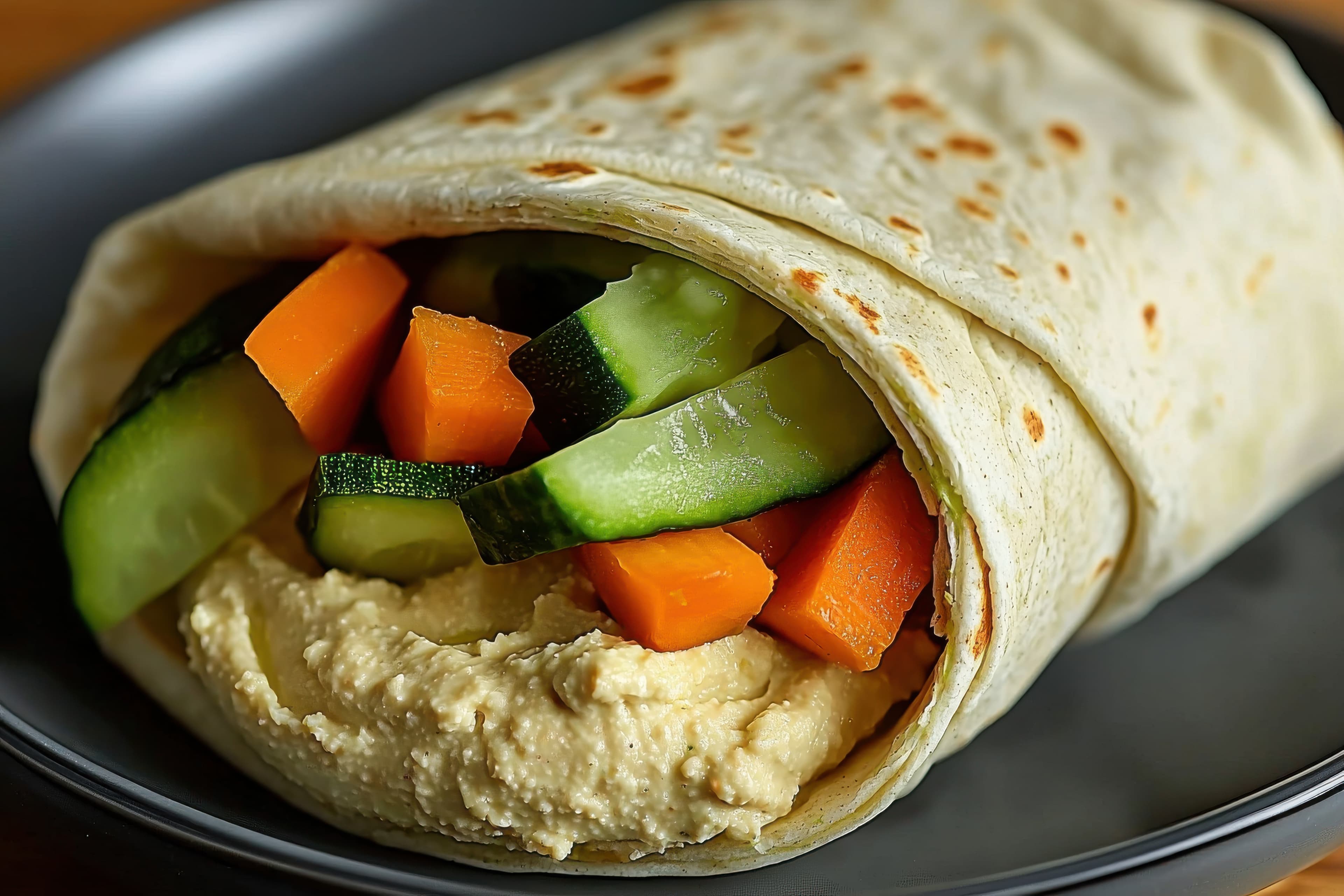 Wrap de crudites