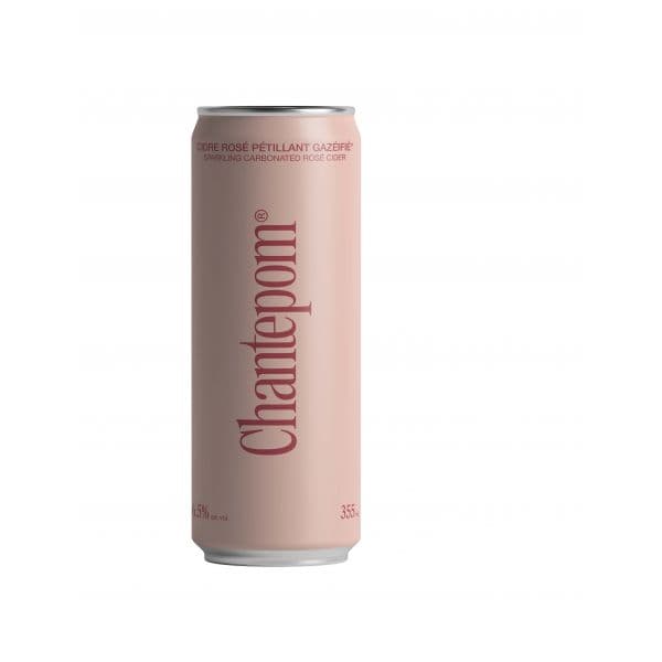 Cidre de pomme pétillant rosé 6,5% alc/vol