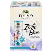 Casal Domingo Rainforest Cooler Zeste de Baie avec du Jus de Fruit des Moines 4 x 355 ml